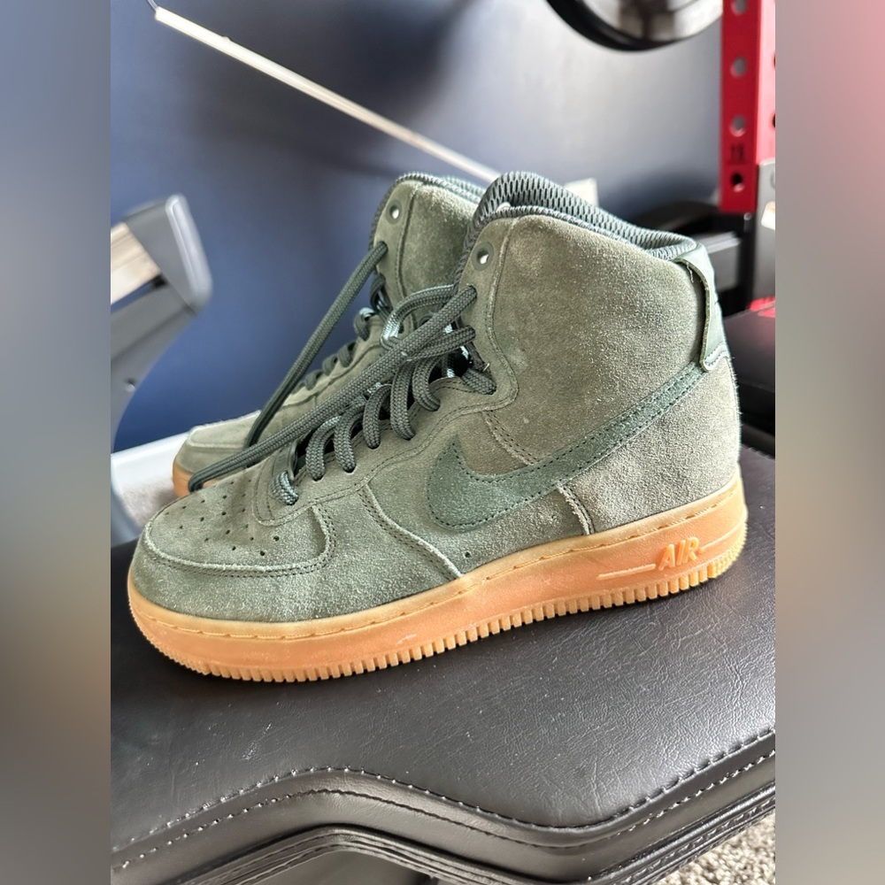 Air Force 1 High 07 Suede Vintage Green